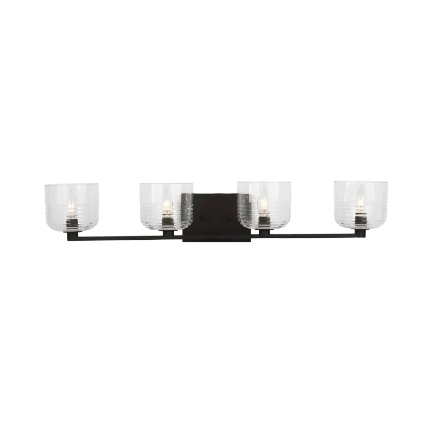 Lochdale Extra Large Vanity Sconce in Midnight Black - Image 1
