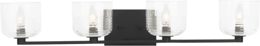 Lochdale Extra Large Vanity Sconce in Midnight Black - Image 2