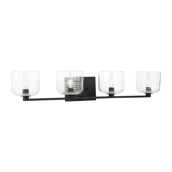 Lochdale Extra Large Vanity Sconce in Midnight Black - Image 3