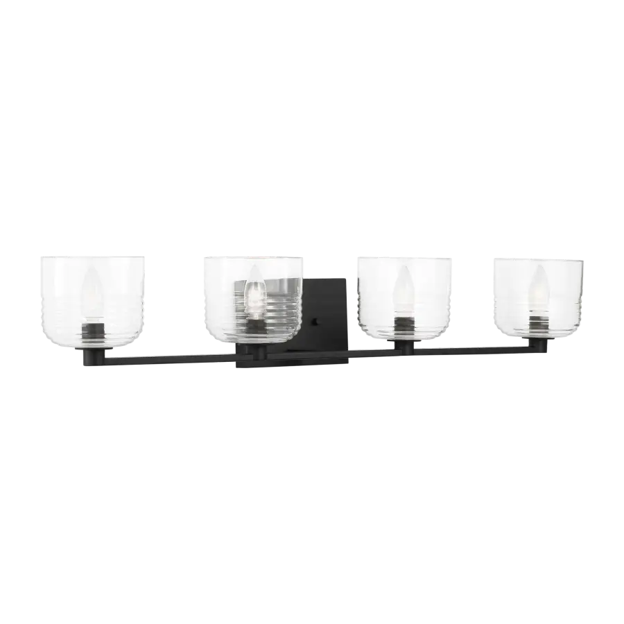 Lochdale Extra Large Vanity Sconce in Midnight Black - Image 3