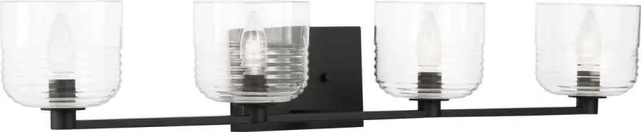 Lochdale Extra Large Vanity Sconce in Midnight Black - Image 4