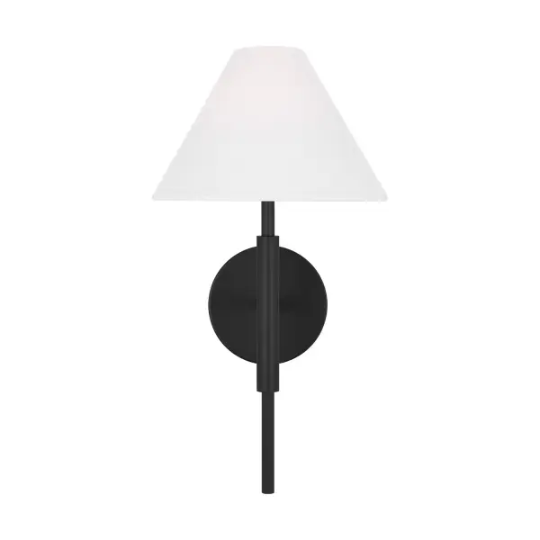 Porteau One Light Bath Vanity in Midnight Black