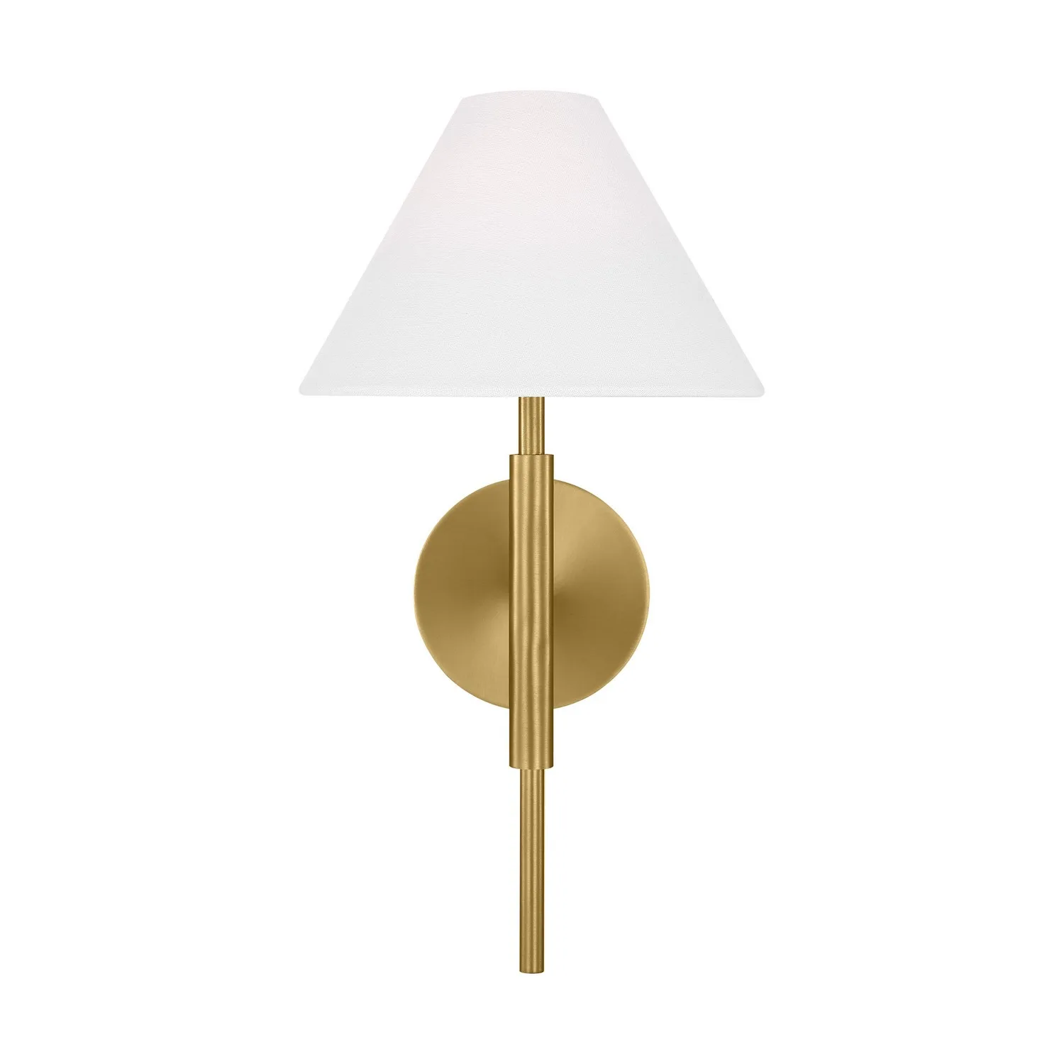 Porteau One Light Bath Vanity in Satin Brass