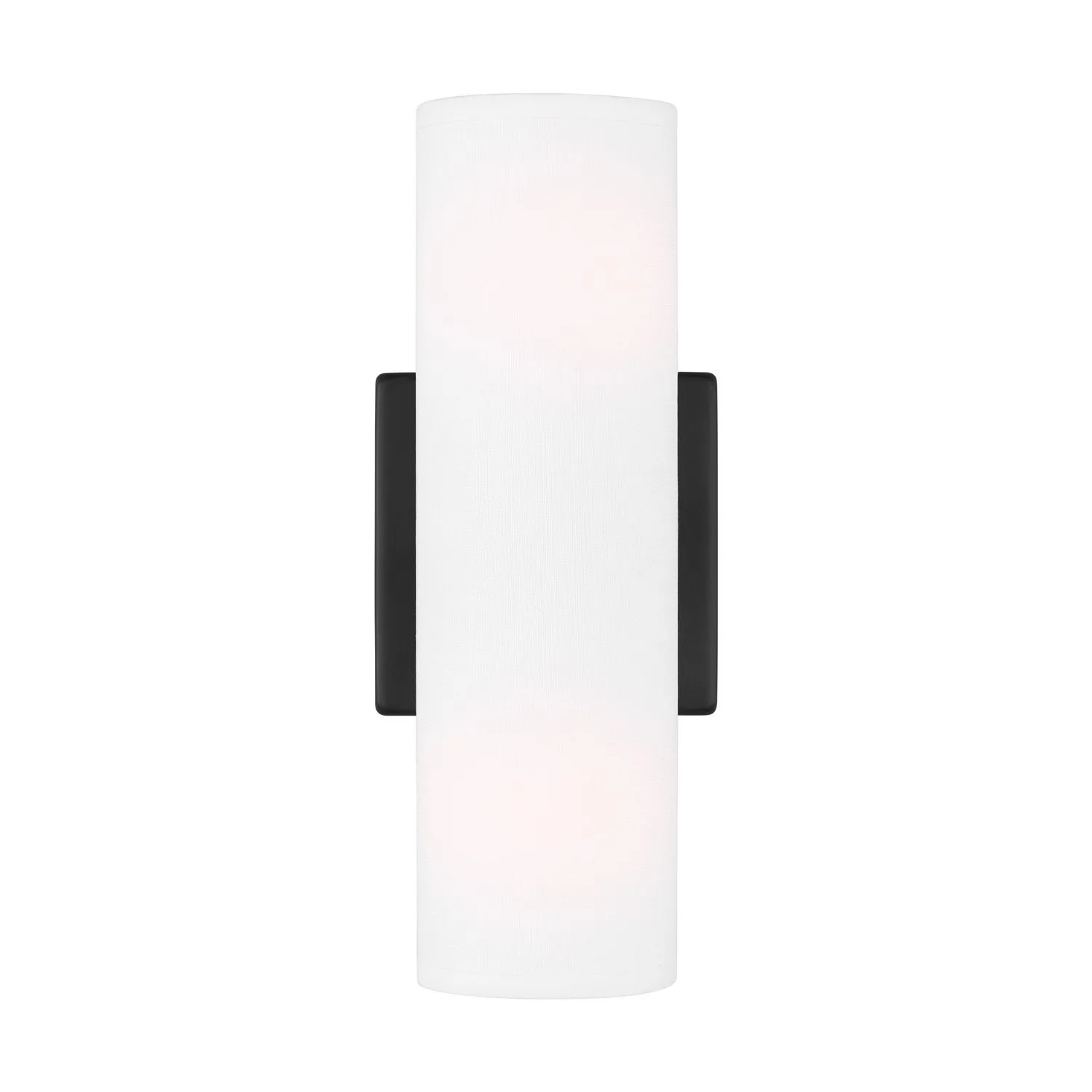 Capalino Two Light Wall Sconce in Midnight Black
