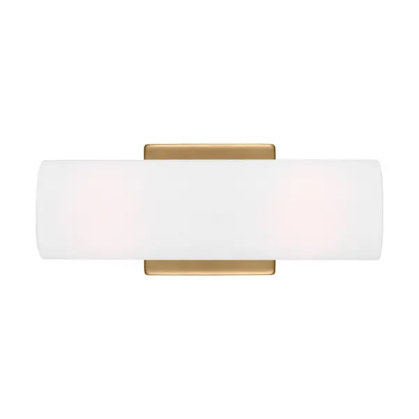Capalino Two Light Wall Sconce in Satin Brass