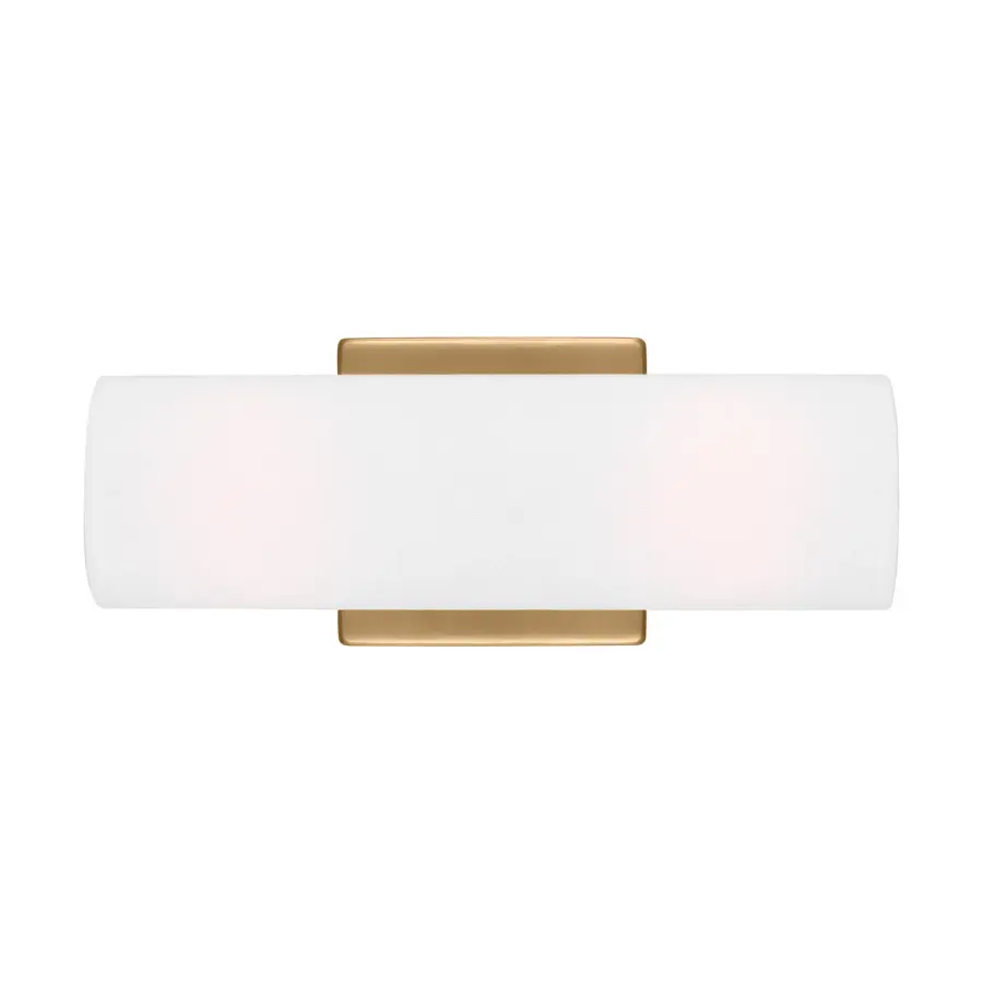 Capalino Two Light Wall Sconce in Satin Brass