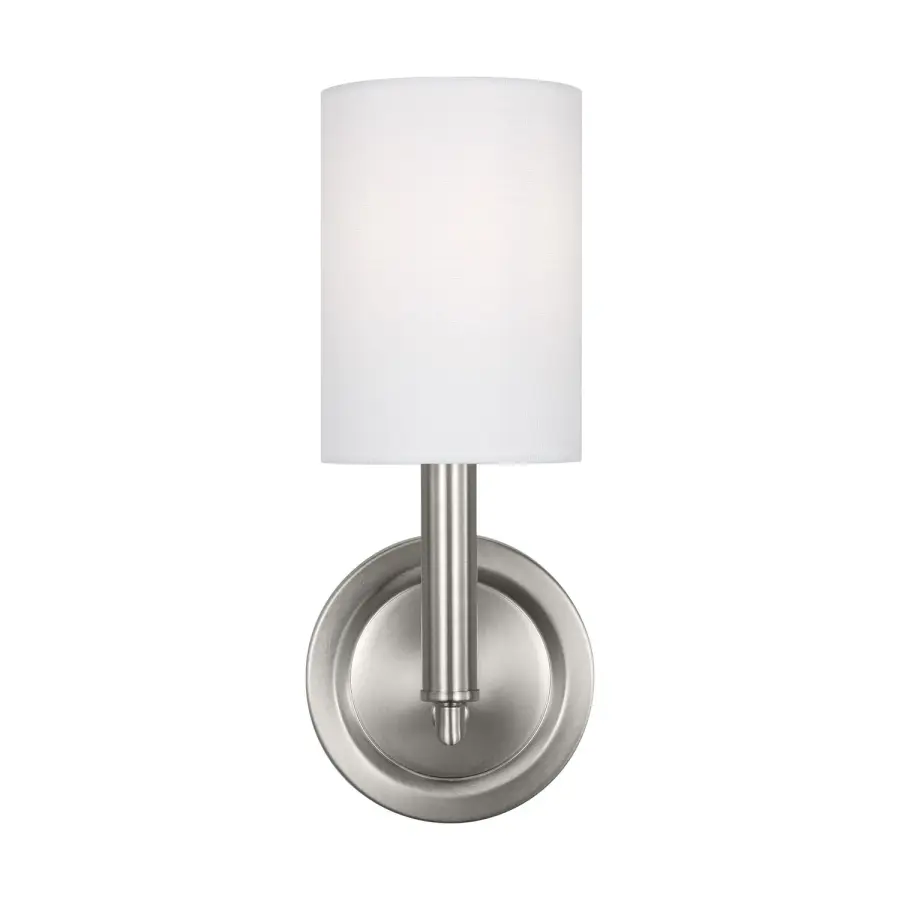 Egmont One Light Bath Vanity in Brushed Steel