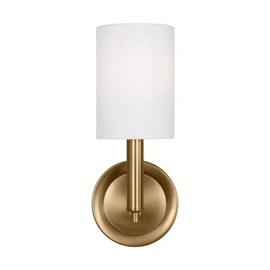 Egmont One Light Bath Vanity in Satin Brass