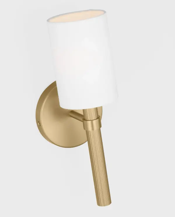 Manor Small Sconce in Satin Brass - Image 3