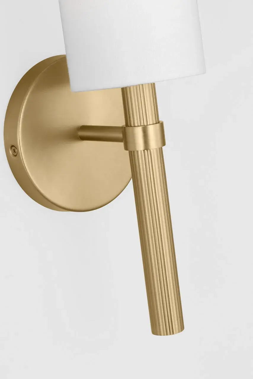 Manor Small Sconce in Satin Brass - Image 4