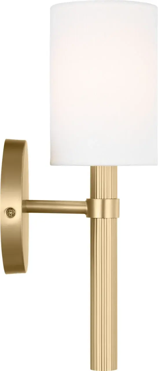 Manor Small Sconce in Satin Brass - Image 5