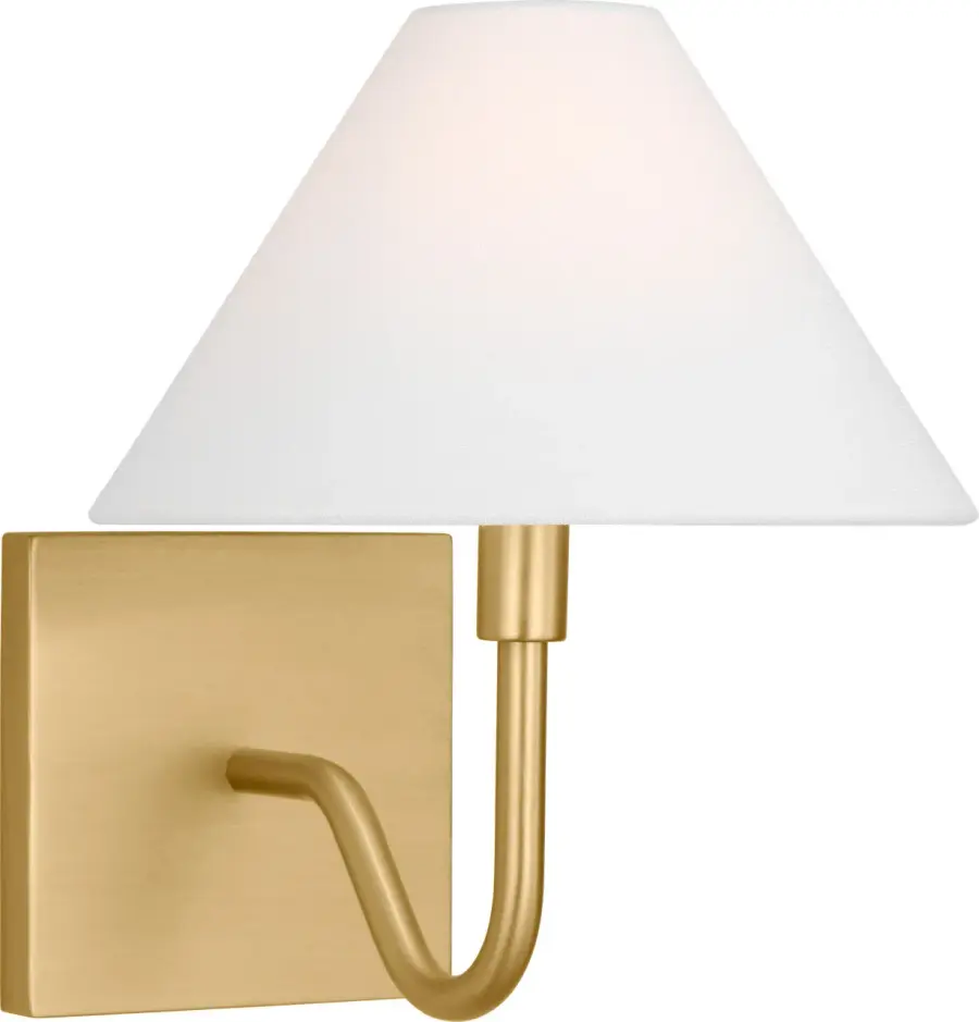 Eldon Small Sconce in Satin Brass - Image 2
