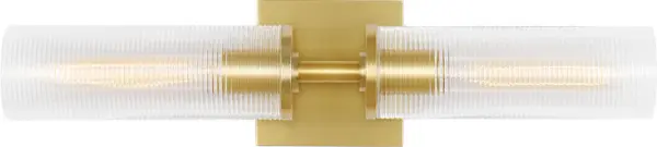 The Sarita Medium Sconce combines timeless brass finish with clean transitional design. Perfect for bathrooms, hallways, and bedrooms, this versatile fixture adds warmth and elegance without overwhelming smaller spaces.