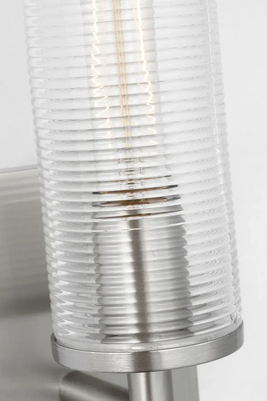 Sarita Small Sconce in Brushed Nickel - Image 5