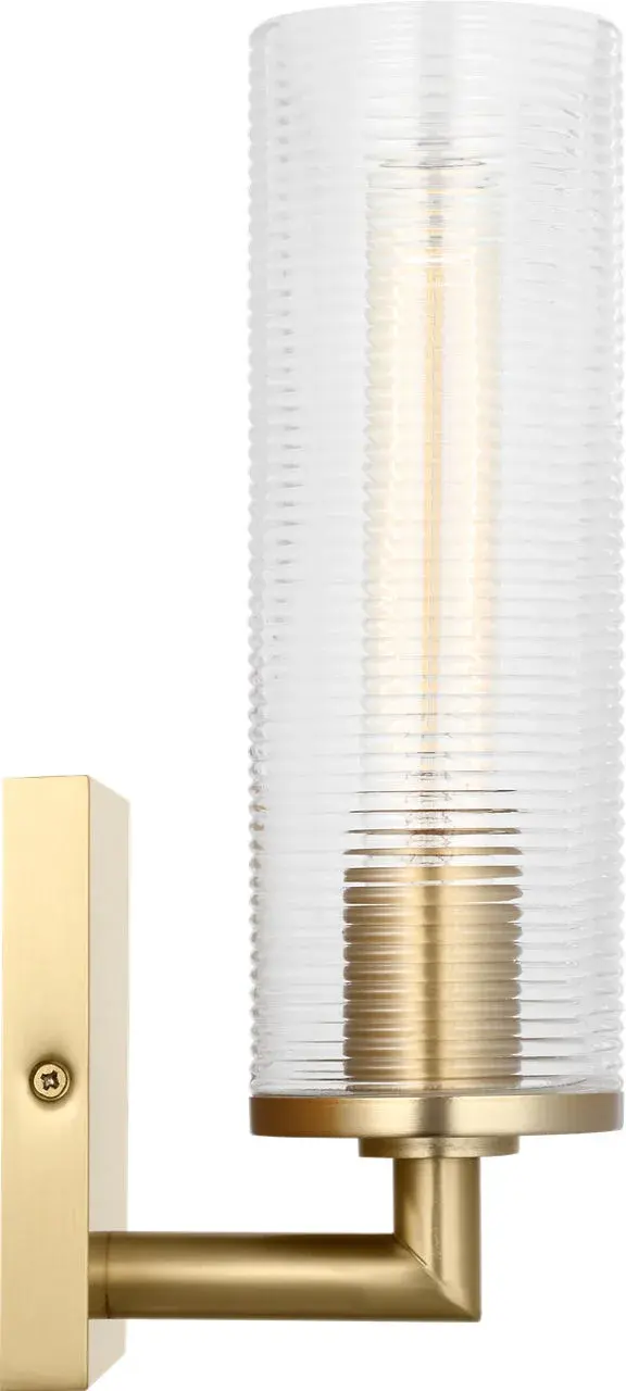 Sarita Small Sconce in Satin Brass - Image 4