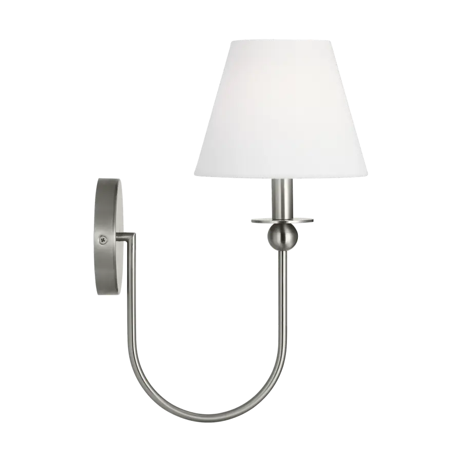 Elsay Small Sconce in Brushed Nickel - Image 7
