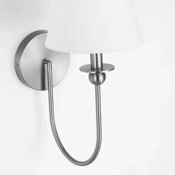 Elsay Small Sconce in Brushed Nickel - Image 9