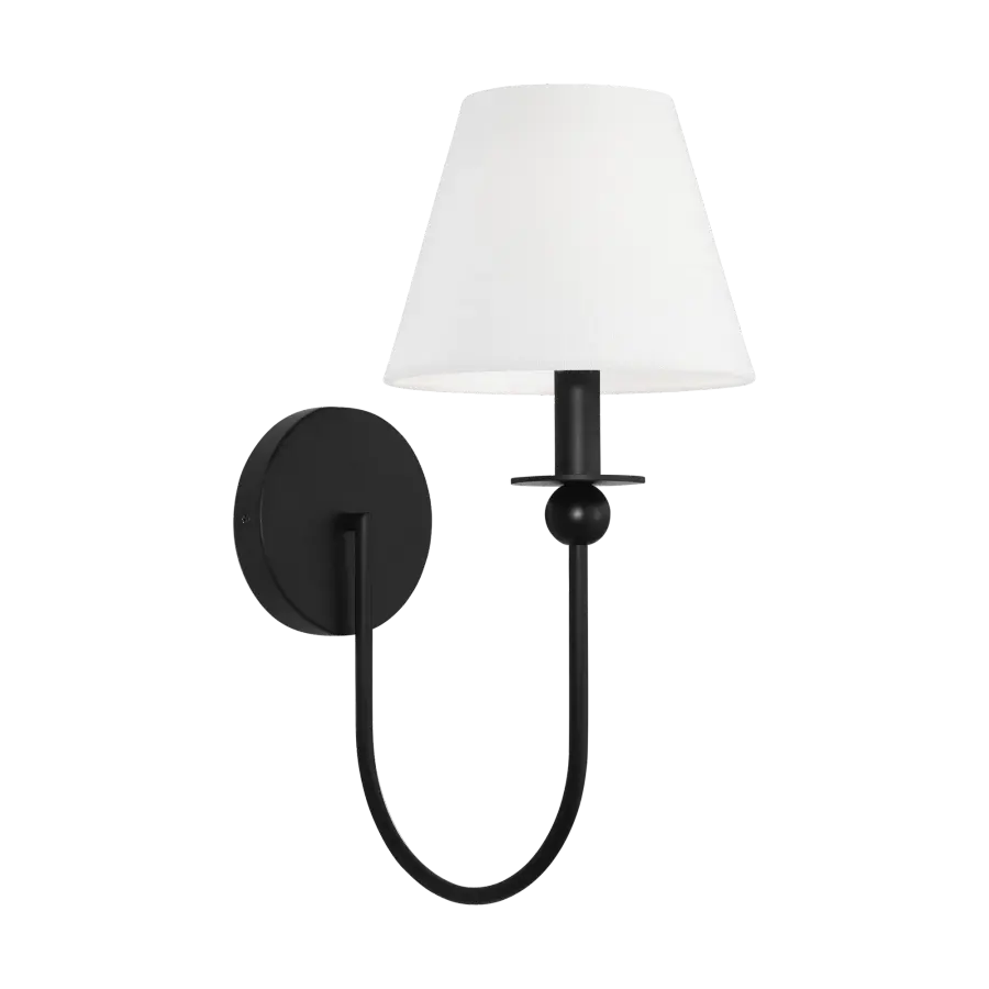 Elsay Small Sconce in Midnight Black - Image 1