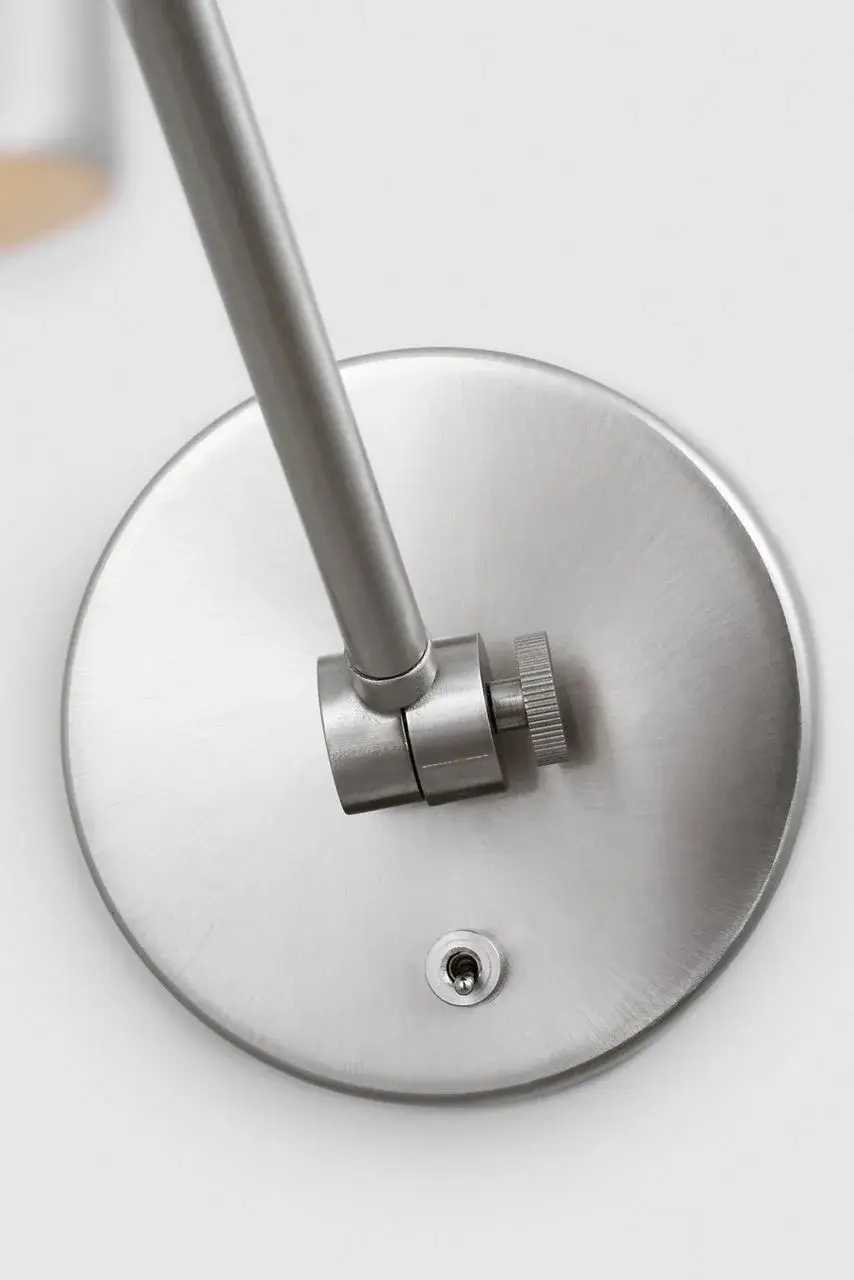 Frasar Medium Arm Sconce in Brushed Nickel - Image 7