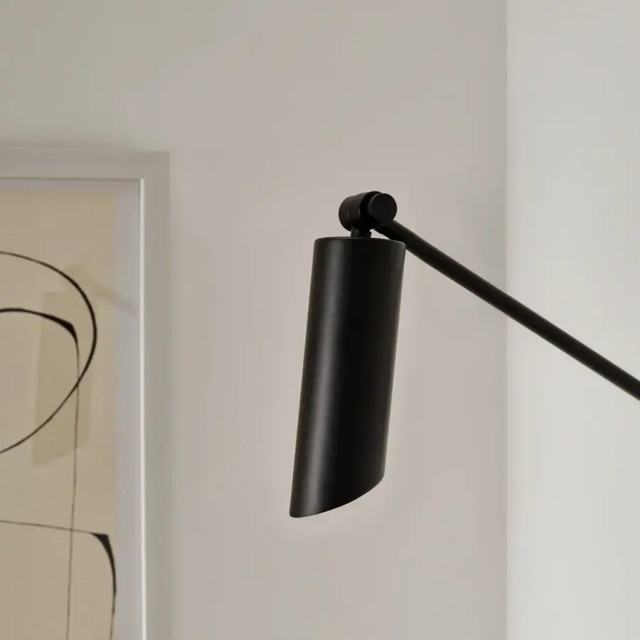 Frasar Medium Arm Sconce in Midnight Black - Image 10