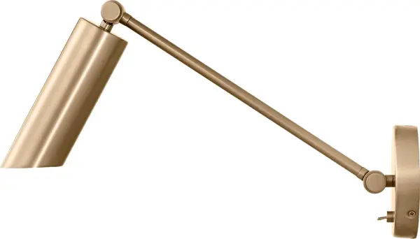 Frasar Medium Arm Sconce in Satin Brass - Image 4