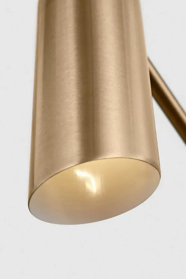 Frasar Medium Arm Sconce in Satin Brass - Image 6