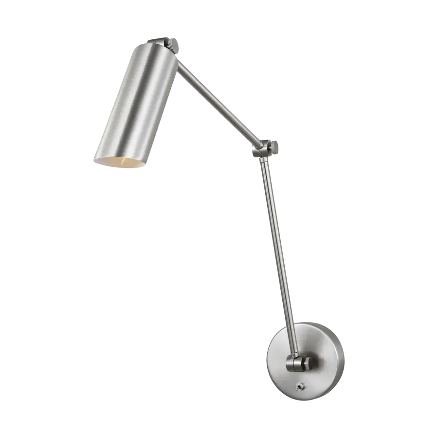Frasar 2-Arm Large Sconce in Brushed Nickel - Image 1