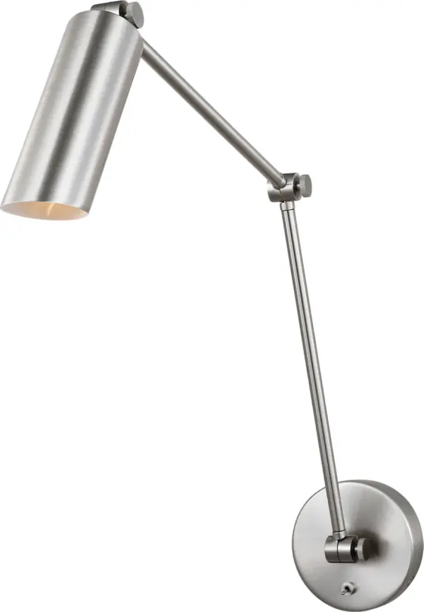 Frasar 2-Arm Large Sconce in Brushed Nickel - Image 6