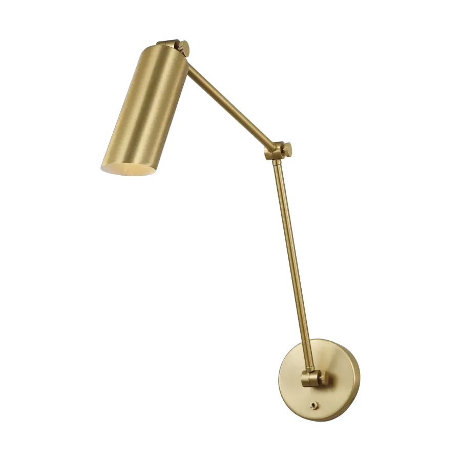 Frasar 2-Arm Large Sconce in Satin Brass - Image 1
