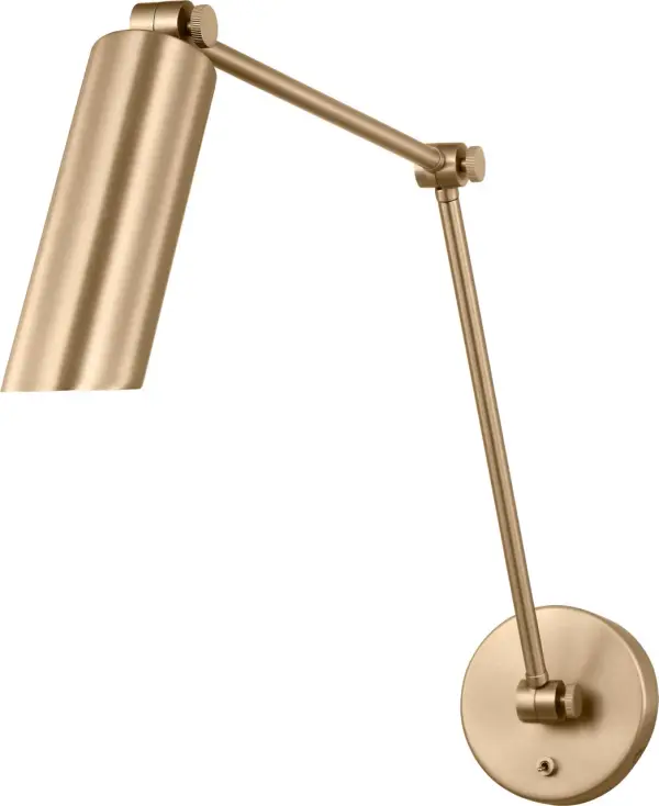 The Frasar Large Sconce combines transitional elegance with contemporary clean lines. Its 2-arm design and warm satin brass finish make it ideal for bathrooms, hallways, and bedrooms seeking sophisticated ambient lighting. - alternate view