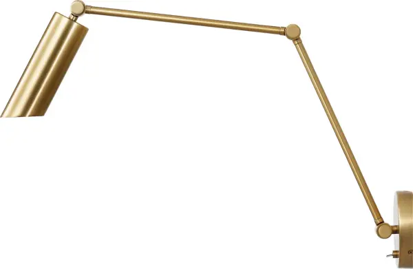 Frasar 2-Arm Large Sconce in Satin Brass - Image 4
