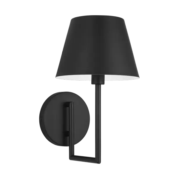 The Ender Small Sconce delivers contemporary style in a compact form. Its Midnight Black finish provides versatile sophistication for hallways, bathrooms, and intimate spaces requiring focused wall lighting.