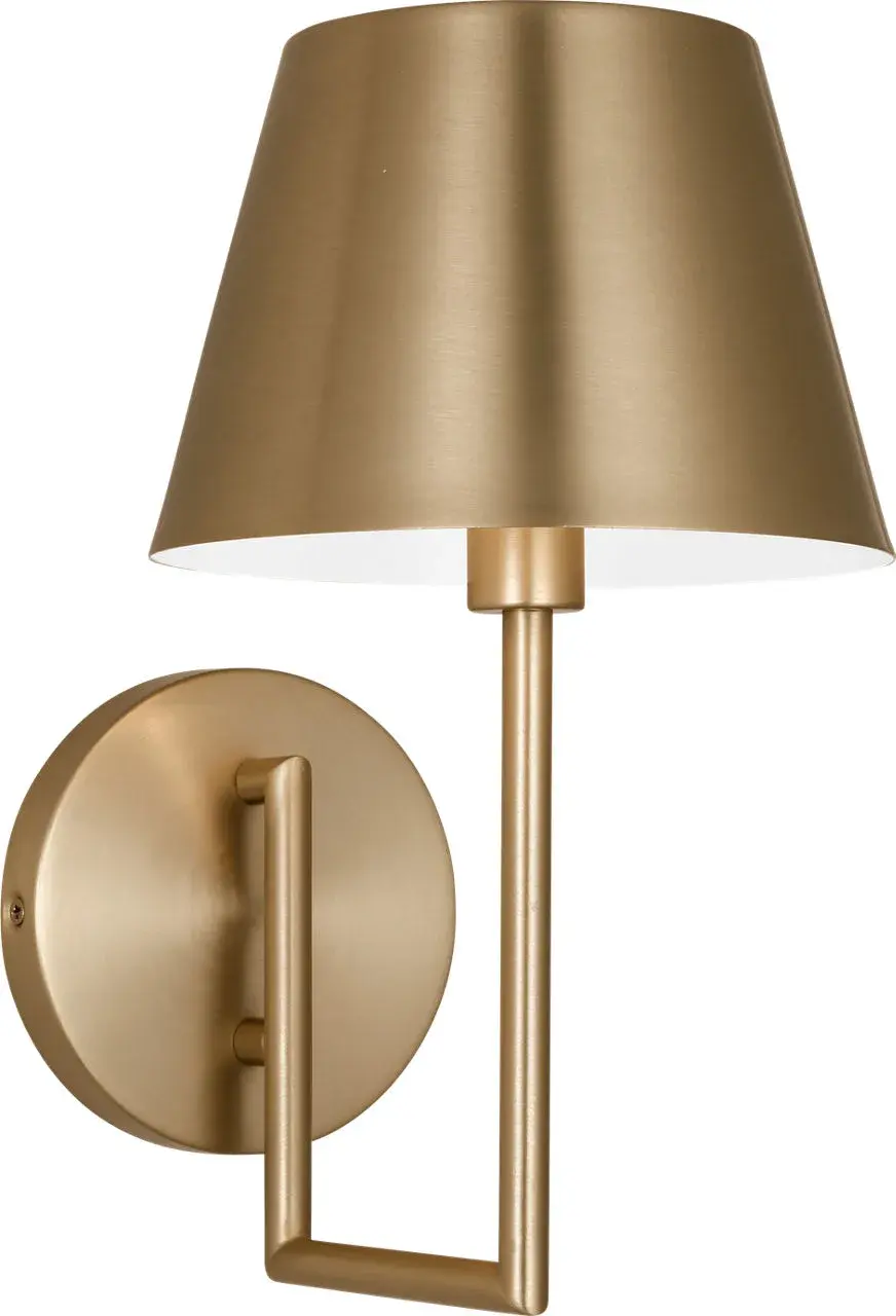 Ender Small Sconce in Satin Brass - Image 2