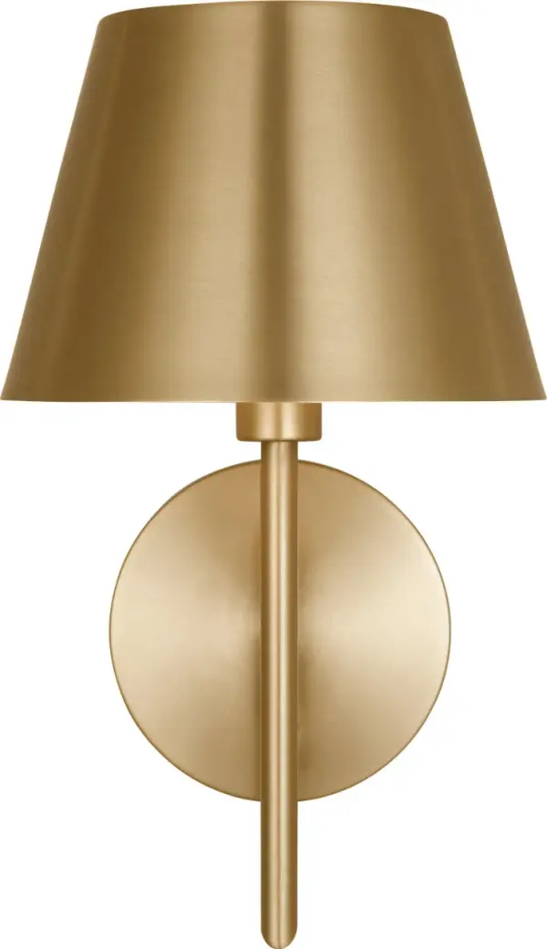 Ender Small Sconce in Satin Brass - Image 4
