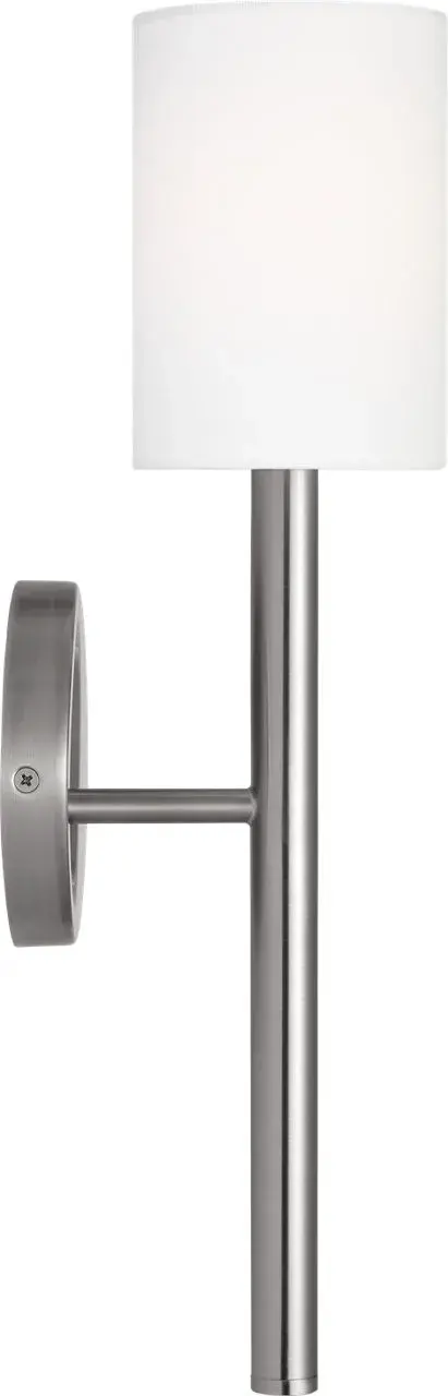 Egmont Tall Sconce in Brushed Nickel - Image 2