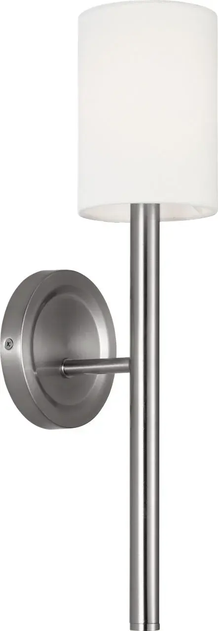 Egmont Tall Sconce in Brushed Nickel - Image 4