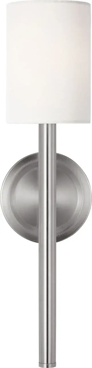 Egmont Tall Sconce in Brushed Nickel - Image 6