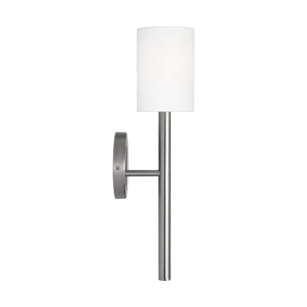 Egmont Tall Sconce in Brushed Nickel - Image 7