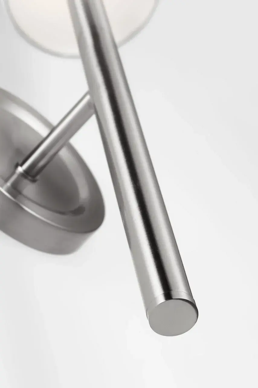 Egmont Tall Sconce in Brushed Nickel - Image 10