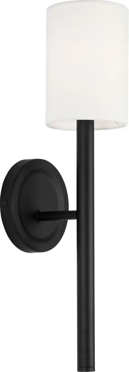 Egmont Tall Sconce in Midnight Black - Image 4