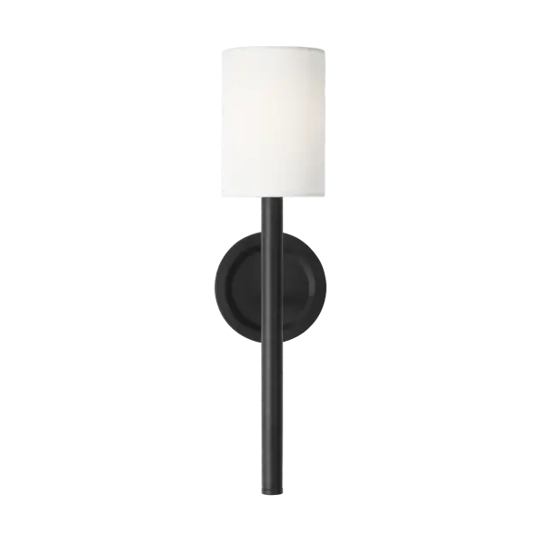 Egmont Tall Sconce in Midnight Black - Image 5