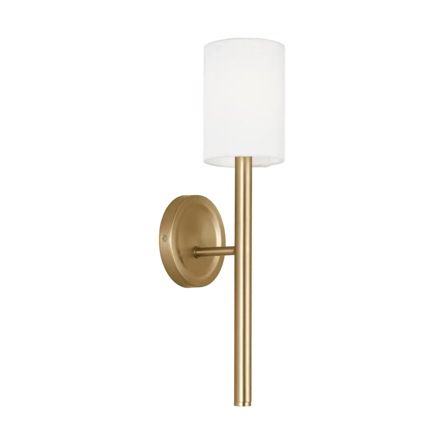 Egmont Tall Sconce in Satin Brass - Image 1