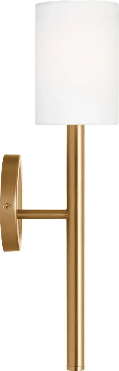 Egmont Tall Sconce in Satin Brass - Image 4