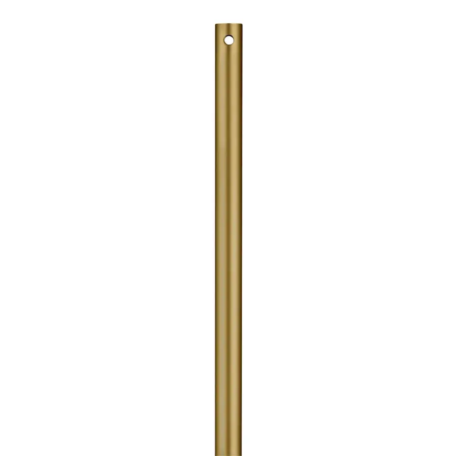 12" Universal Downrod in Burnished Brass