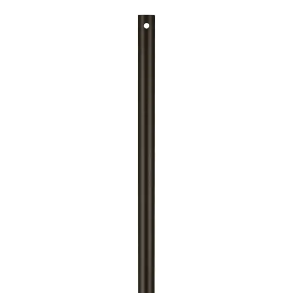 This 12-inch downrod provides the perfect solution for achieving optimal ceiling fan height in rooms with taller ceilings. The deep bronze finish coordinates seamlessly with traditional and transitional fan styles.