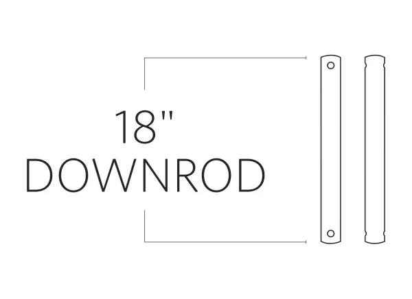 This 18-inch downrod provides the perfect solution for rooms with higher ceilings, ensuring proper fan blade clearance and maximum air circulation. The versatile Washed Grey finish complements modern and transitional interiors.