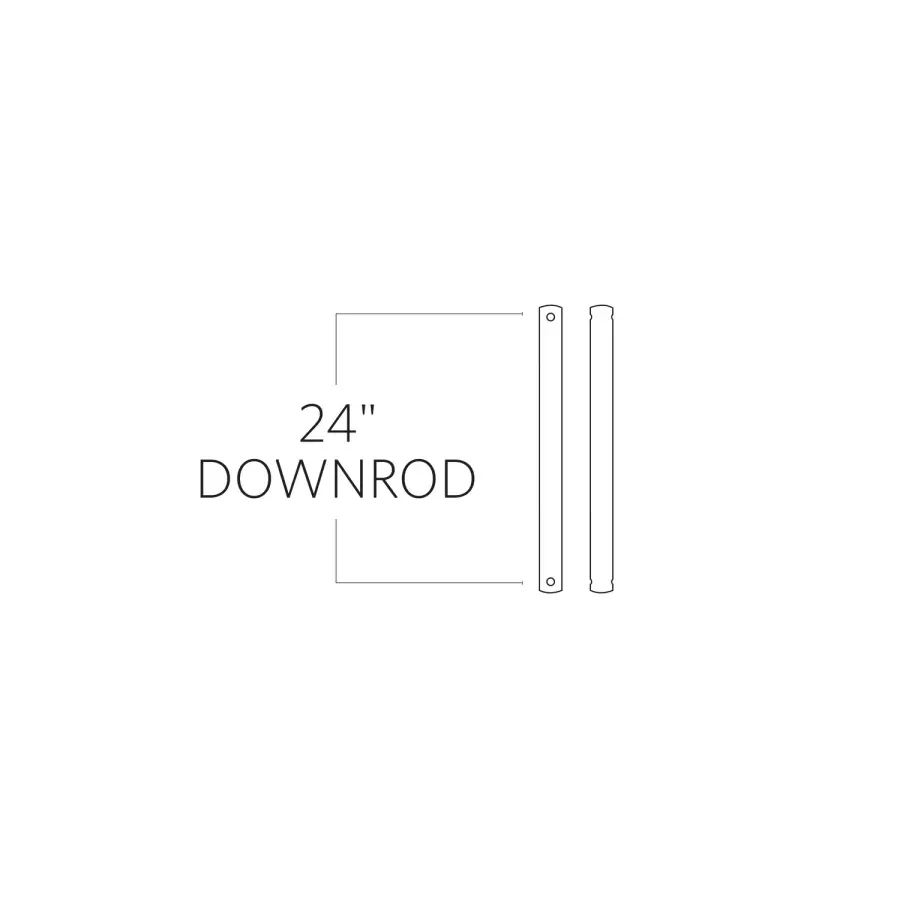 Universal 24" Downrod in Koa