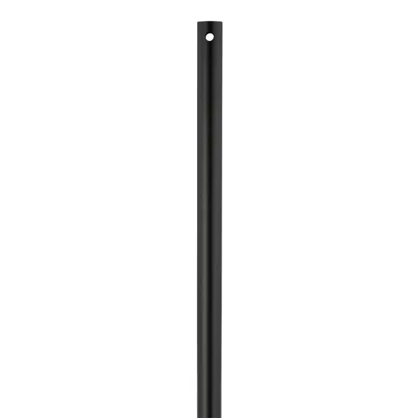 This 60-inch downrod provides the extra length needed for proper ceiling fan installation in rooms with high ceilings. The matte black finish offers a sleek, modern look that complements contemporary interiors.