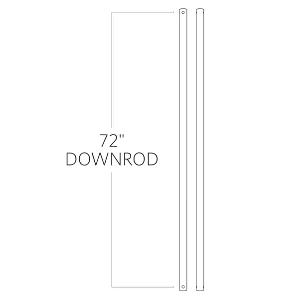 This 6-foot downrod in warm Koa finish provides the extra length needed for proper ceiling fan installation in rooms with high ceilings, ensuring optimal air circulation and visual balance.