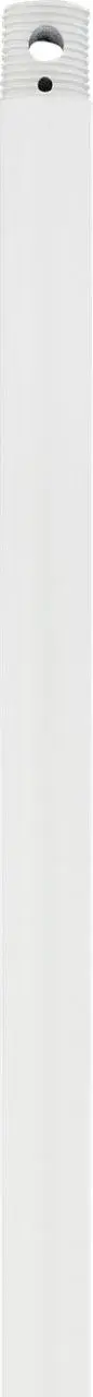 Coastal Fan 24" Threaded Downrod in Matte White